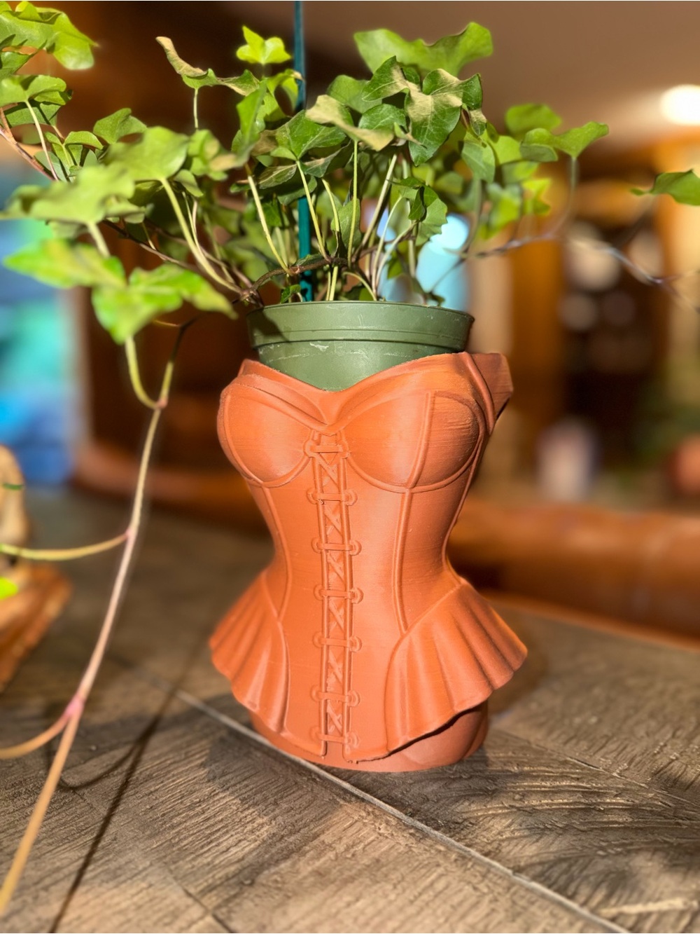 3D printed Corset Planter/Pot